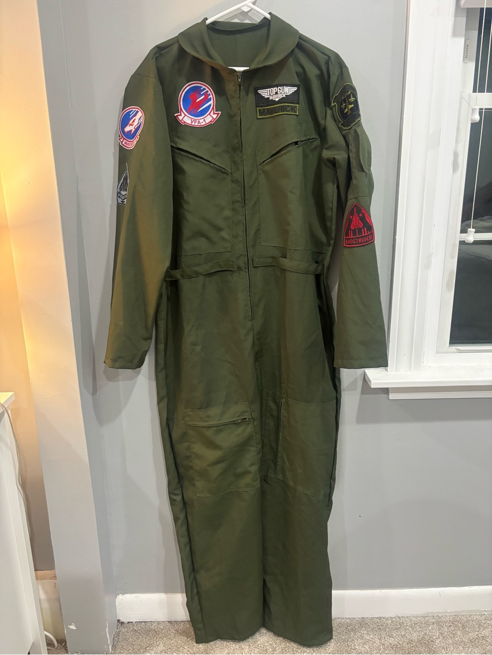 TOP GUN: MAVERICK FLIGHT SUIT COSTUME ADULT MENS Medium